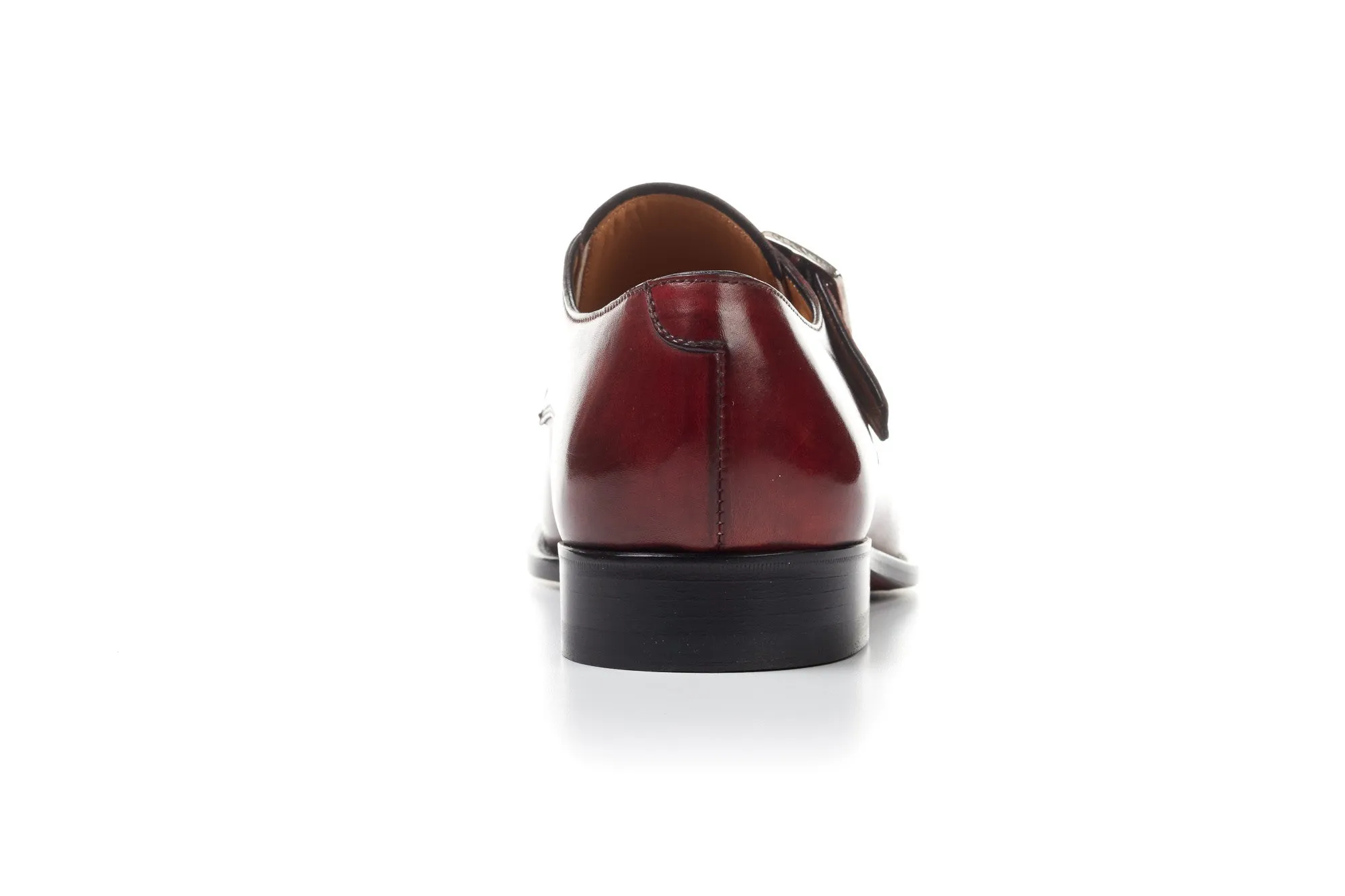 The Olivier Single Monk Strap - Oxblood