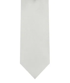 Tie & Pocket Square - Silver