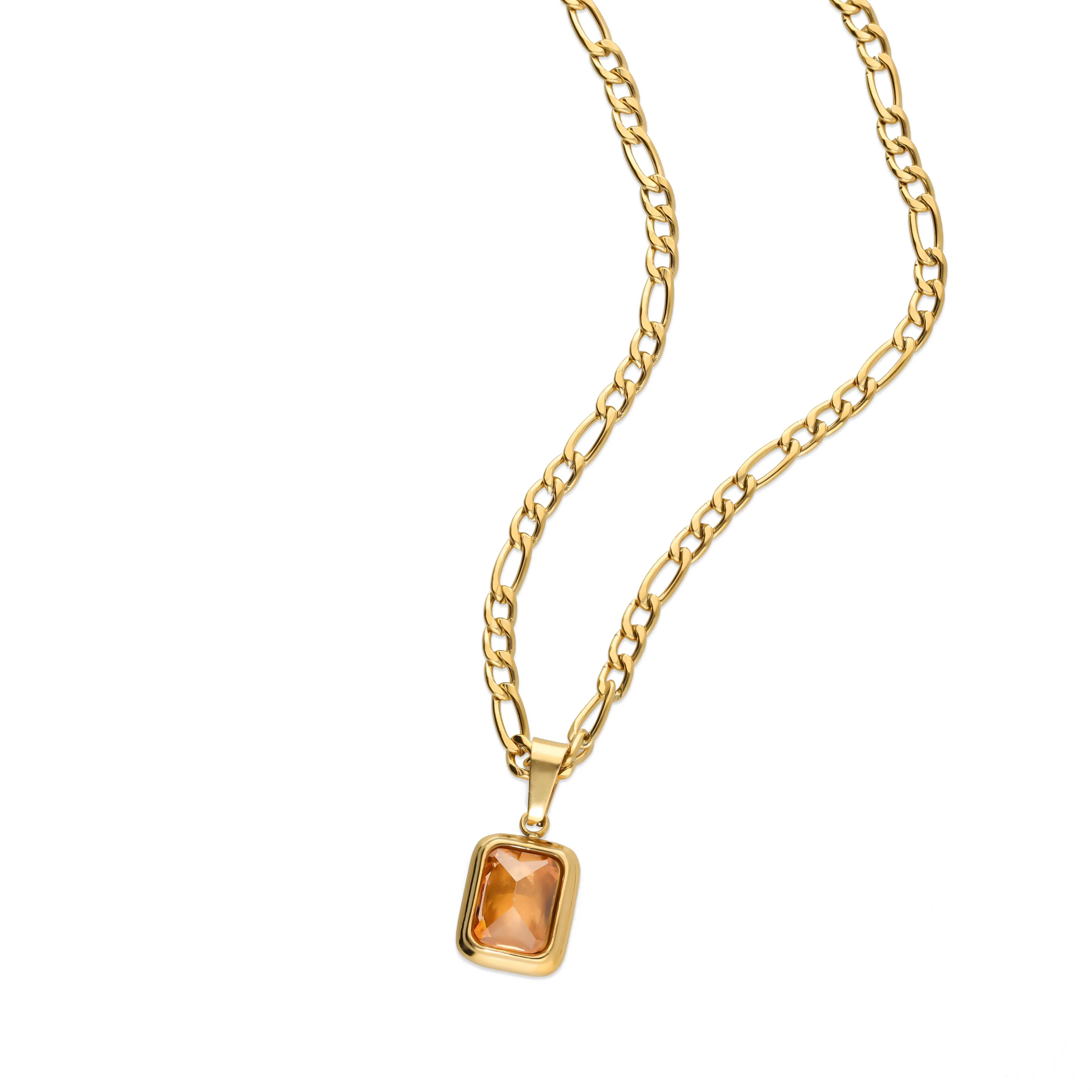 Topaz chain gold