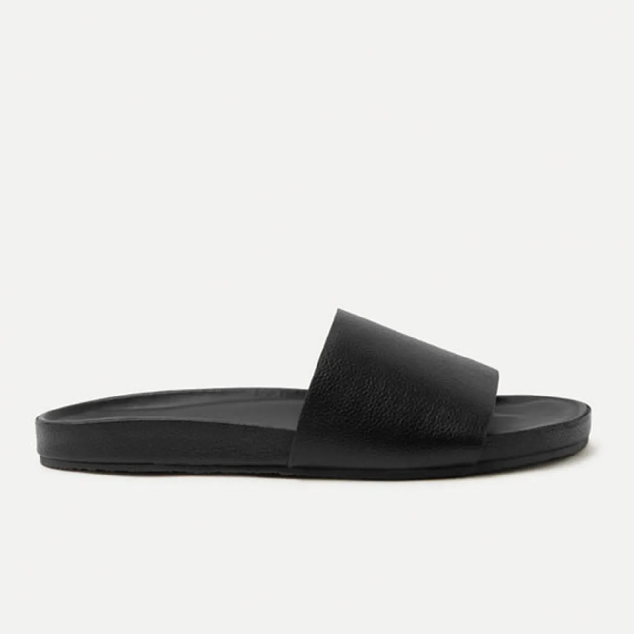 W SINGLE STRAP SLIDE BLACK