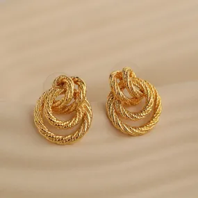 Winding Gold Earrings